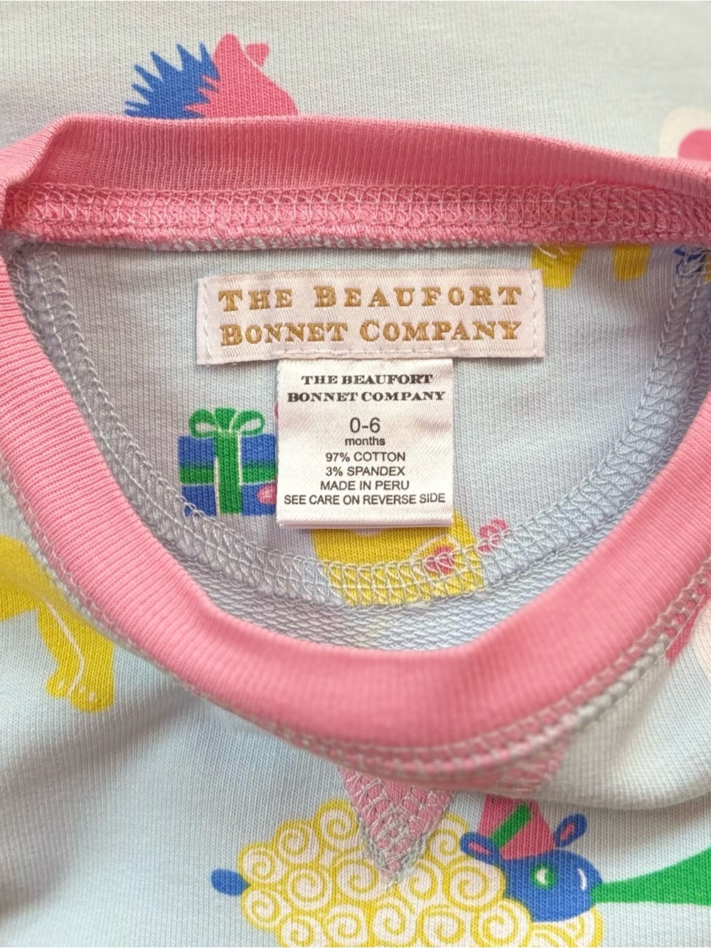 ❌SOLD❌ EUC The Beaufort Bonnet Company Cassidy Comfy Crewneck Party On Size 0-6 - Picture 3 of 3